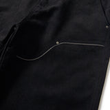 Western boots cut work pants / Black