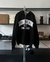 CV London embroidery hoodie zip-up (3C)