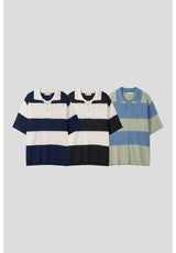 LMN Maisoned Bukle 2 Button Coloring Collar Knitwear (3 Colors)