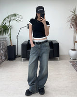 Riden layered crop top