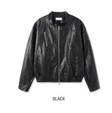 Howry biker leather jacket