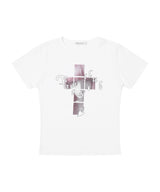 CROSS KIRA TEE (WHITE) F26QB054