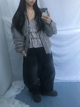 Texture Shirring Jumper