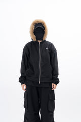 レベラクーンフーデッドジップアップ