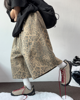 レオパードウォッシングベルトバミューダ 🐯🖤💛3COLOR