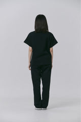 FMW フラワーロゴ Tシャツ (W) - ブラック