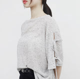 フィデルストリングスリットTシャツ