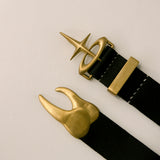 【MADE】Teeth Logo Belt (Gold)