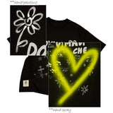【MADE】Doyoubi Dimanche Rakugaki Short-Sleeved T-shirt [Black]