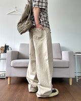 Basic Cotton Wide Pants 4C