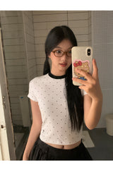 ヒムドットラウンド半袖Tシャツ