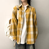 Week oversized fit checkered shirt