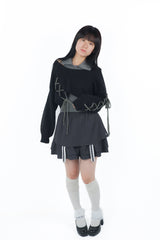 gater tiered skirt(gray)