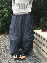 マルチポケットノンフェイドシャーリングカーゴパンツ (2c)