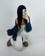 (SOFT-FIT♥) 5 COLORS マイフォームソフトデイリールーズフィットニットカーディガン