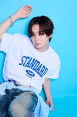 オクトパスフットボールTシャツ（ネイビー）