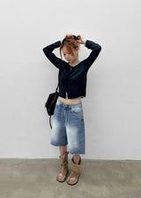 [MADE] Shayden Round Linen Knit Cardigan