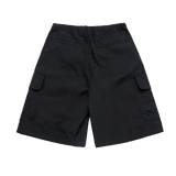 25SS HEM LINE STRING CARGO SHORT PANTS BLACK
