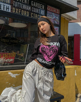 Crack Heart Syndrome Over Short Sleeve
