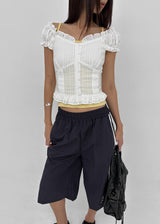 [MADE] Heriki Two-Way Frill Blouse