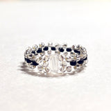 Kichikichiyaya Black Crystal Ring