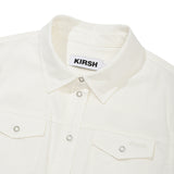 SEMI SLIM FIT SHORT SLEEVED SHIRT [WHITE]