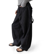 (Unisex) ナディンバルーンストライプデニムワークパンツ