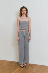 Waffle sweat pants_gray