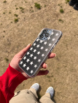 [BLACK] WHITE STARRR Jell Hard Case / TREEFORFIVE345