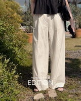 [MADE] Lia nylon wide slacks