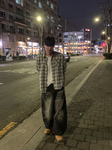 니벨 커브 벌룬 워시드 팬츠
