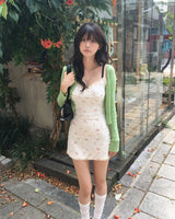 Knit crop cardigan