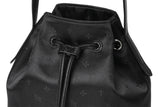 tht jacquard bucket bag - black
