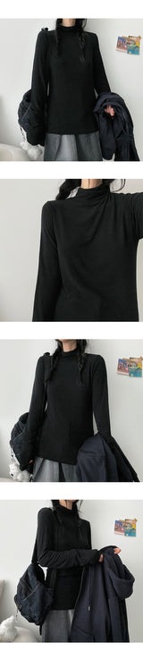 ビンジアハーフタートルネックTシャツ