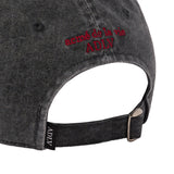 24FW SIDE SYMBOL POINT PIGMENT WASHING BALL CAP BLACK