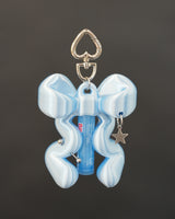 RIBBON BALM KEYCHAIN - Angelic Blue