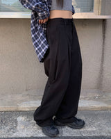 Pintuck banding slacks