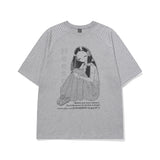 HEESU Overfit Raglan T-shirt [Melange grey]