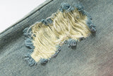 BLAZING SPRAY DENIM SHORT