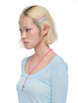 ビーズド スプリンクルズ ヘアクリップ (3 PCS)