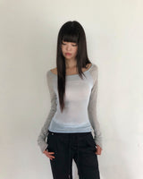 Tarom Raglan Long-Sleeve Knit Top