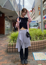 VEIL WRAP SKIRT