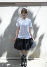 バウ サウンド レース Tシャツ (white)