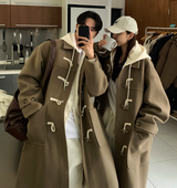  Liu Wool Overfit Duffel Coat