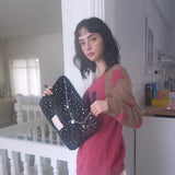 Star Chain Notebook Pouch_black