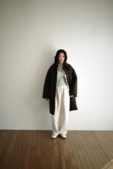 Oversized puffer coat, Dark brown