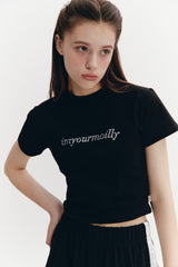Crystal Hotfix T Black