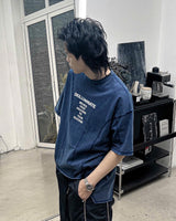 ビリーブユアプロセスTシャツ (Blue)