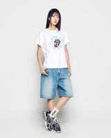 26FW ウーマンローリング ストーンズスパングレスショートスリーブ Tシャツ