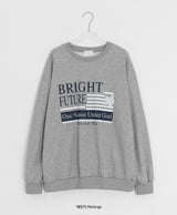 [unisex] リマンヌプリントオーバースウェットシャツ